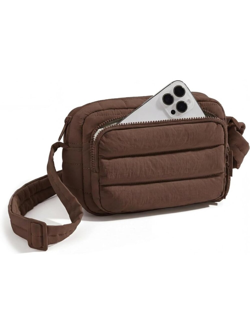Stylish Puffer Crossbody Bag for Women | RFID Blocking Small Handbag & Purse